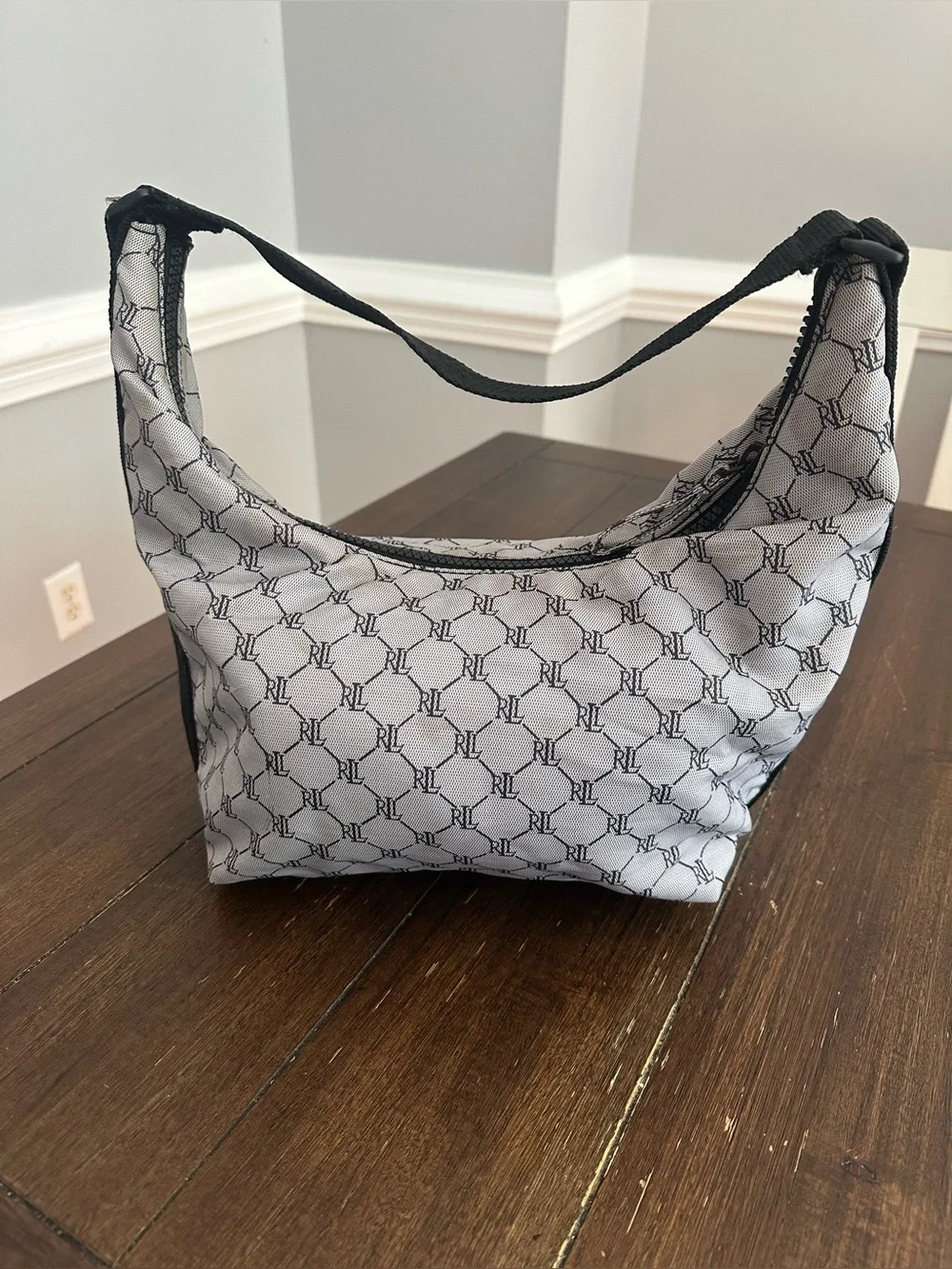 Lauren Ralph Lauren Y2K logo hobo bag